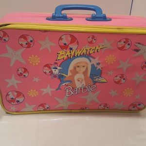 Vintage Barbie Baywatch Vinyl Suitcase 